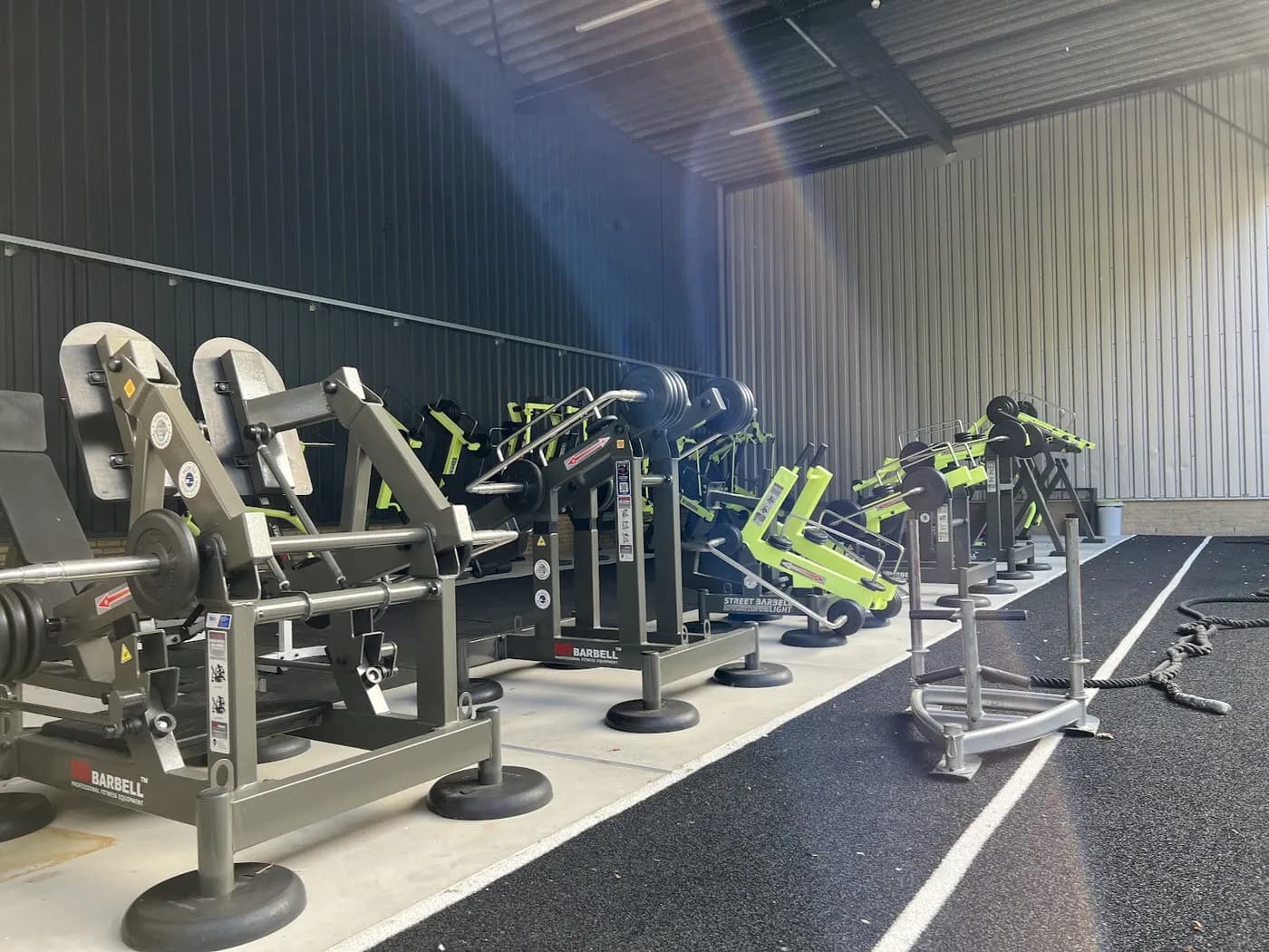 Covered training zone